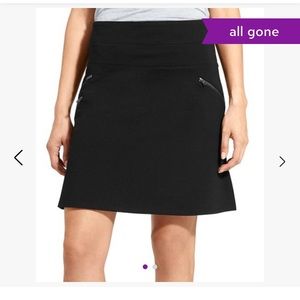 Athleta Ponte Moto Skirt 
Bk Size 8